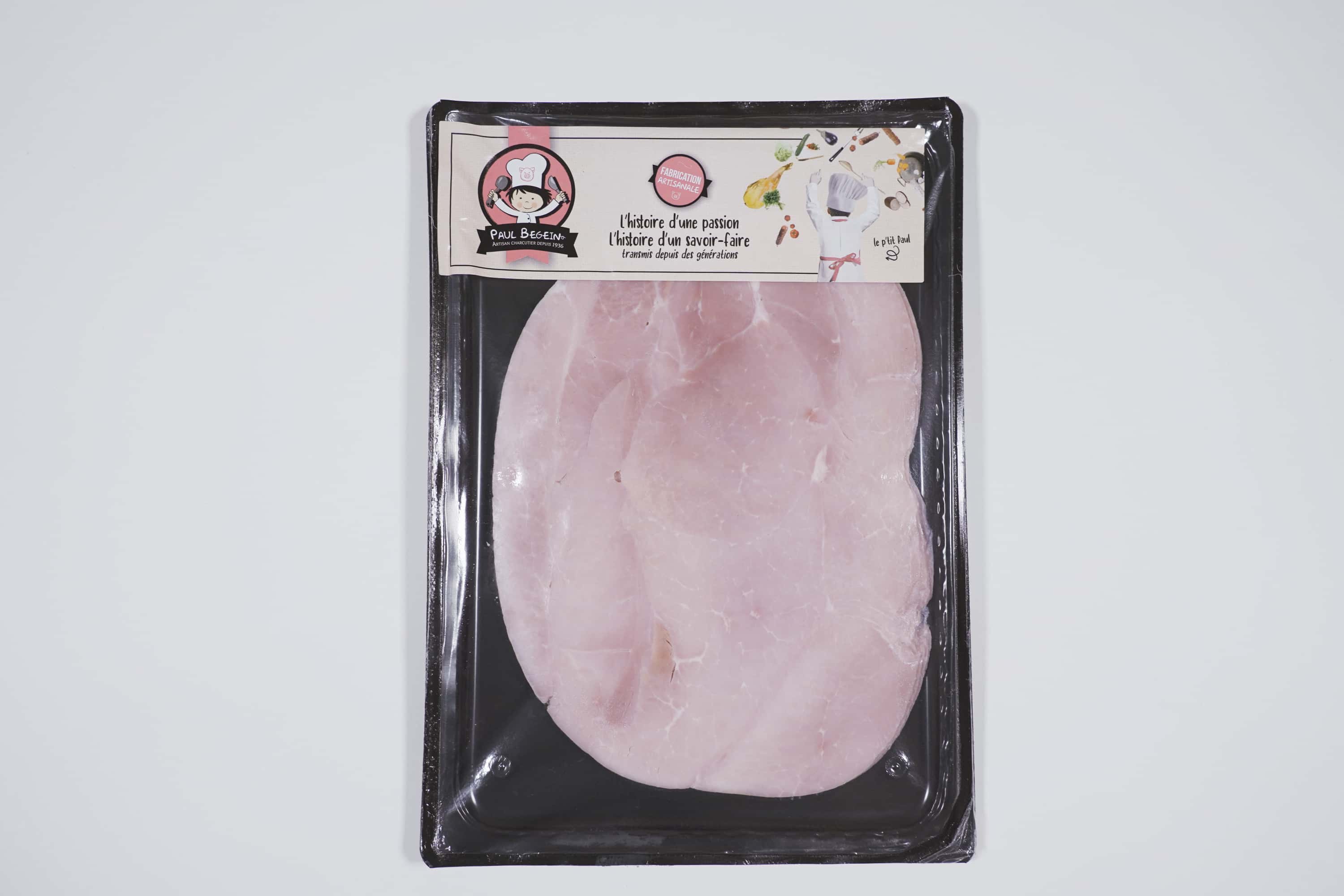 Jambon Blanc Supérieur DD VPF Pays De La Loire ~60gx4 Tranches - Poids Fixe